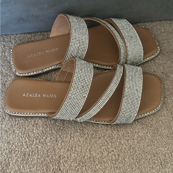 Stylish Rhinestone Sandals - Picture 2 of 5